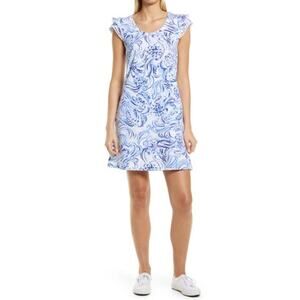 Lilly Pulitzer Size XS Resort White Don't Be Jelly Bridgitte Cotton Shift Dress